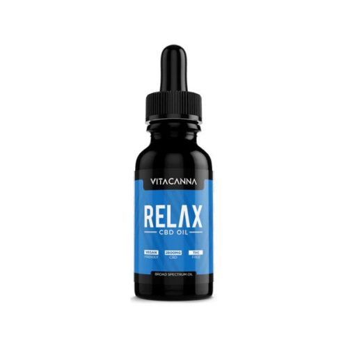 https://urbancbd.co.uk Vita Canna RELAX 2800mg Broad Spectrum CBD Oil - 30ml