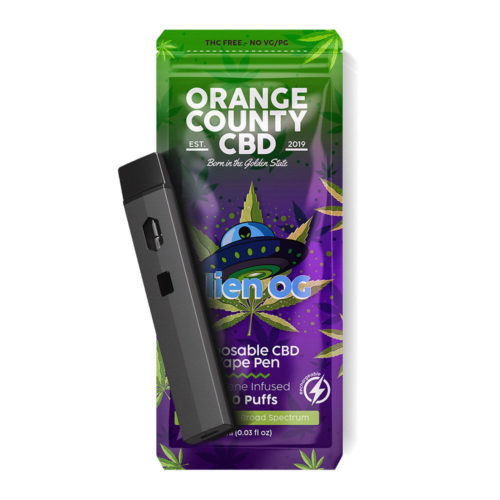 https://urbancbd.co.uk Orange County CBD 1ml Disposable CBD Vape Pen - Alien OG (600mg)