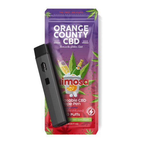 https://urbancbd.co.uk Orange County CBD 1ml Disposable CBD Vape Pen - Mimosa (600mg)