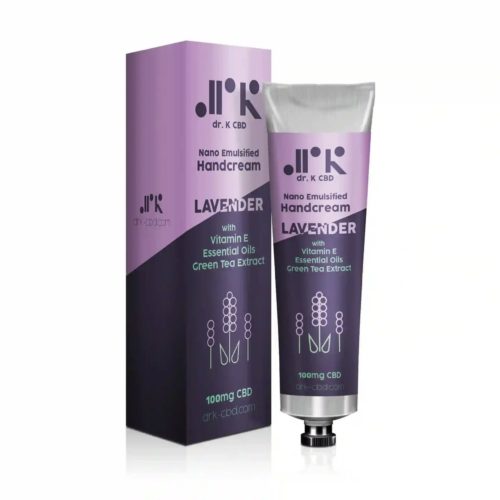 https://urbancbd.co.uk Dr.K CBD Nano Emulsified CBD Lavender Hand Cream 100mg 75ml Urban CBD