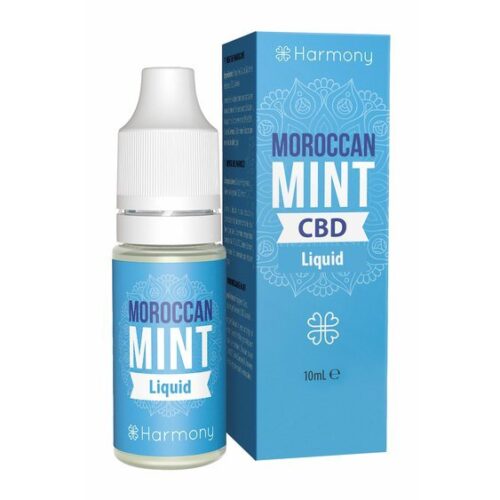 Harmony Moroccan Mint CBD E-Liquid 600mg 10ml https://urbancbd.co.uk