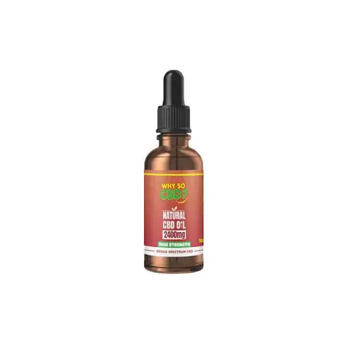 Why So CBD? 2400mg Broad-Spectrum CBD Natural Oil - 50ml https://urbancbd.co.uk