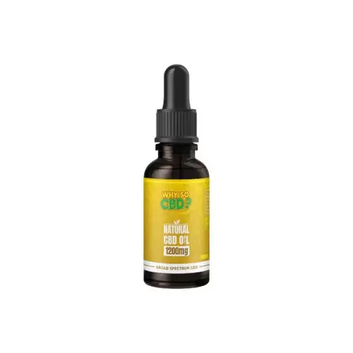 Why So CBD? 1200mg Broad-Spectrum CBD Natural Oil - 30ml https://urbancbd.co.uk