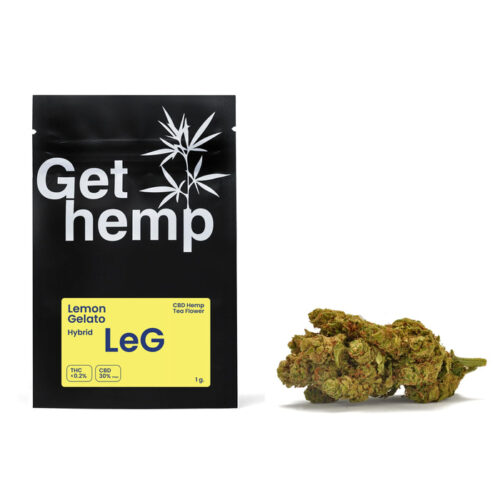 "Lemon Gelato" 1G CBD Hemp Flowers (CBD 30% Max) https://urbancbd.co.uk