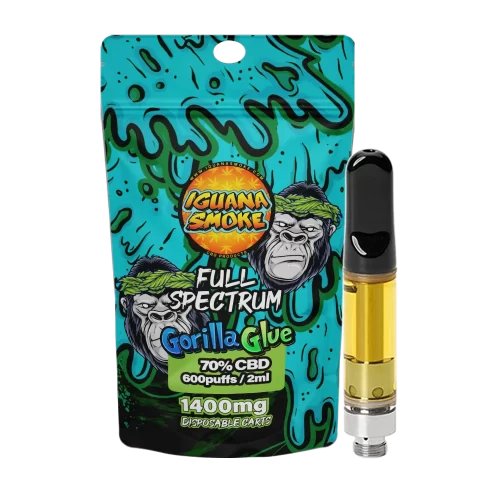 Iguana Smoke CBD Vape Cartridge 1400mg Full Spectrum Gorilla Glue 2ml 70% https://urbancbd.co.uk