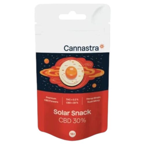 Cannastra CBD Flowers Solar Snack, CBD 30 %, 1g https://urbancbd.co.uk