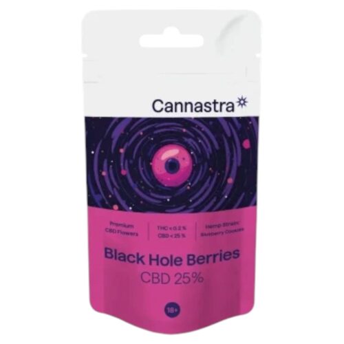 Cannastra CBD Flowers Black Hole Berries, CBD 25 %, 1g https://urbancbd.co.uk
