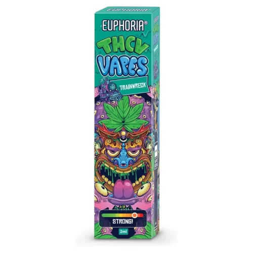Euphoria THCV Disposable Vape Pen Trainwreck, 98% THCV, 2 ml https://urbancbd.co.uk