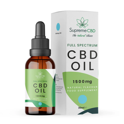 Supreme Full Spectrum CBD Oil 30ml (1500mg) Medium https://urbancbd.co.uk