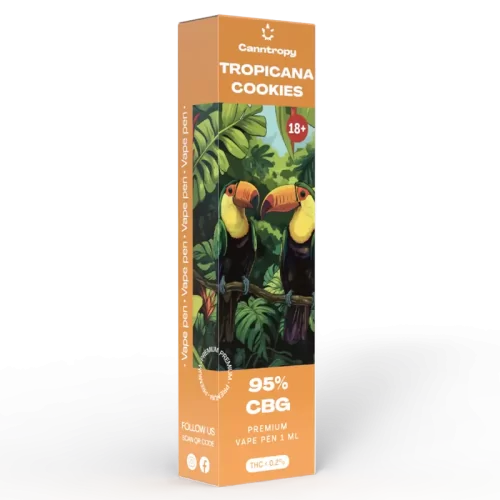 Canntropy CBG Vape Pen Tropicana Cookies, 95 % CBG, 1ml https://urbancbd.co.uk