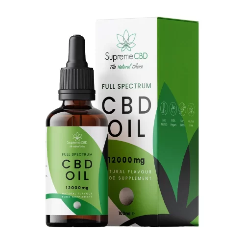 SUPREME FULL SPECTRUM CBD OIL 100ML ( 12000MG ) STRONG https://urbancbd.co.uk