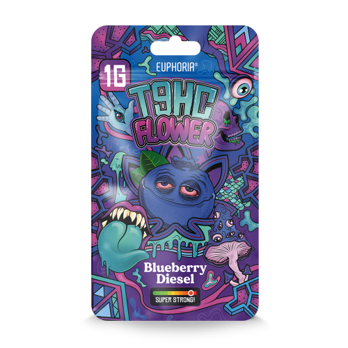 Euphoria T9HC 95% Blueberry Diesel Flowers, 1 g https://urbancbd.co.uk