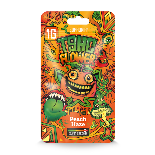 Euphoria T9HC 95% Peach Haze Flowers, 1 g https://urbancbd.co.uk